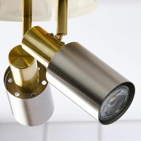 Pagazzi Lighting Hayes Matte Nickel 3-Light Spotlight Plate