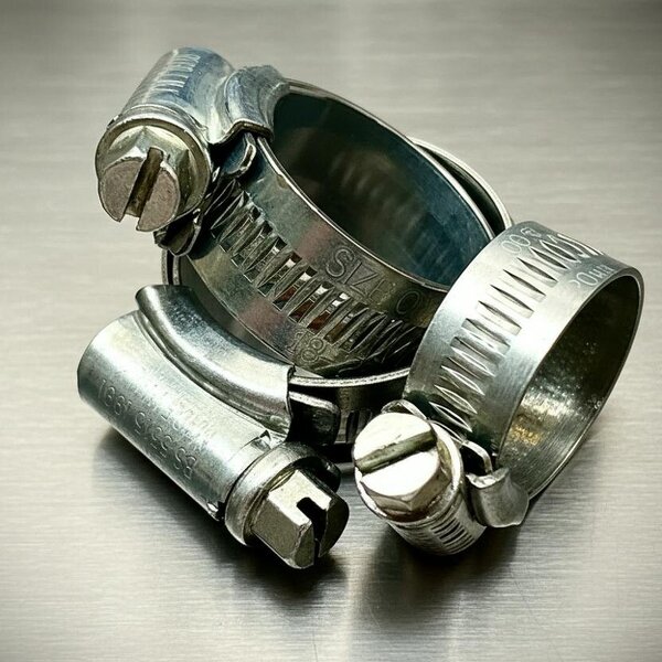 Fixaball Genuine Jubilee Hose Fuel Liquid Gas Clip Clamps Zinc BZP