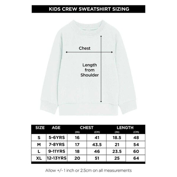 K-Pop Demon Hunters Childrens/Kids Huntr/X Girls Logo Sweatshirt - Black