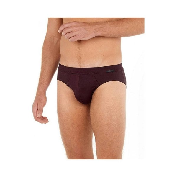 Hom Tencel Soft Comfort Mini Brief, Burgundy