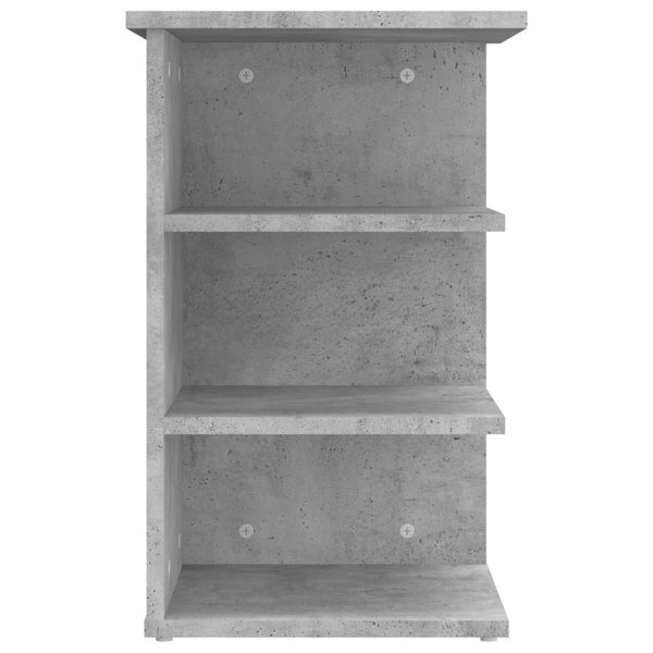 Berkfield Side Cabinet Concrete Grey 35x35x55 cm Engineered Wood