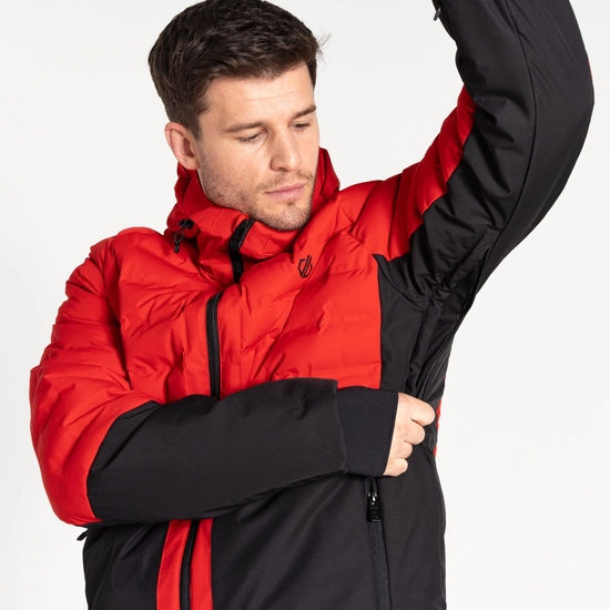 Regatta Mens Ollie II Ski Jacket - Danger Red/Black