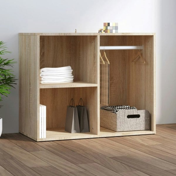 Berkfield Dressing Cabinet Sonoma Oak 80x40x65 cm Engineered Wood