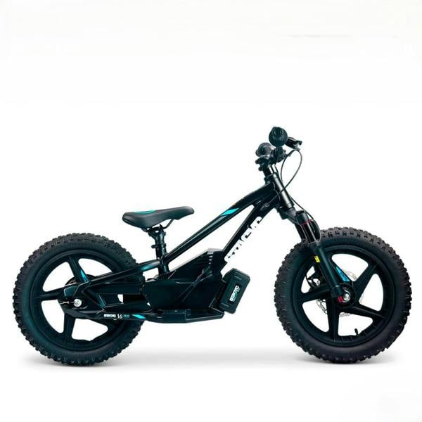 Stacyc Electric Balance Bike 16E-Drive Elite, 3Ah - Black/Blue
