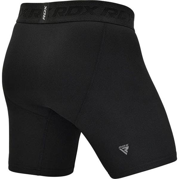 RDX Sports CLOTHING T15 COMPRESSION SHORTS BLACK
