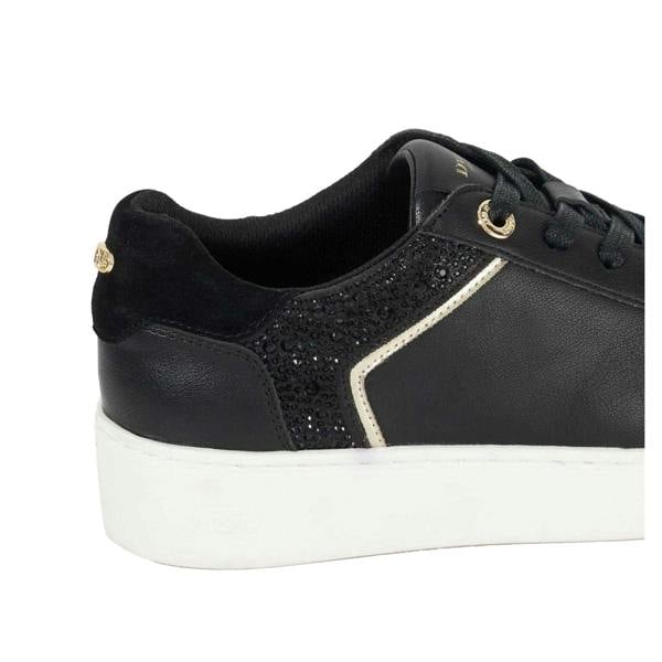 Dune London Womens/Ladies Elli Leather Platform Shoes - Black - 