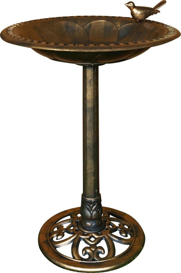 St Helens Bronze Ornamental Free Standing, Weather Resistant, Pedestal style, Easy Assemble Bird Bath