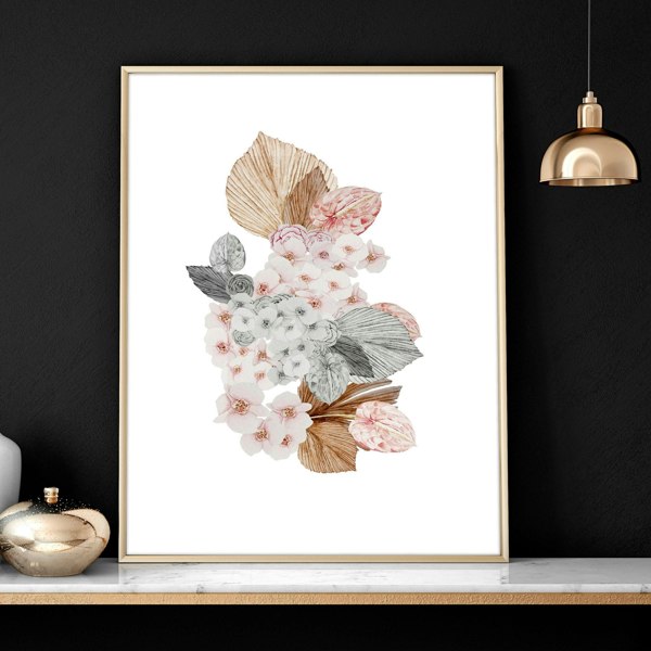 Botanicals artwork | set of 3 wall art prints