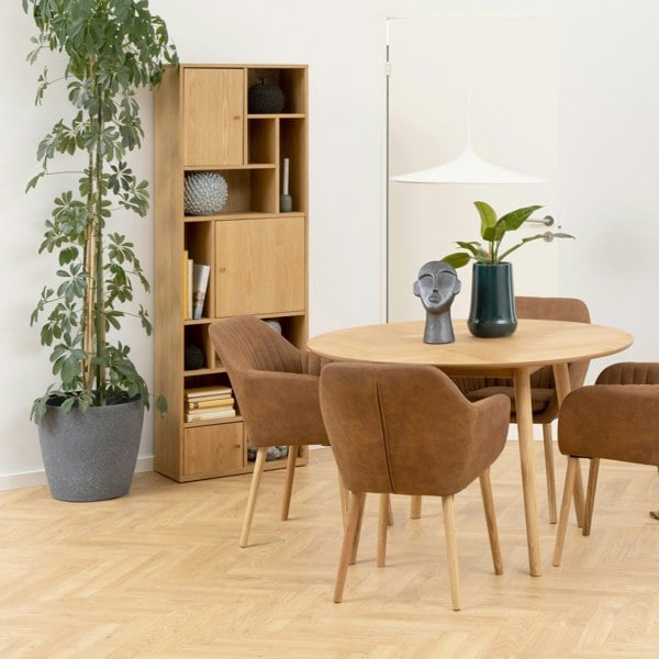 Furniture To Go Rangoon 3 Door Bookcase in Oak