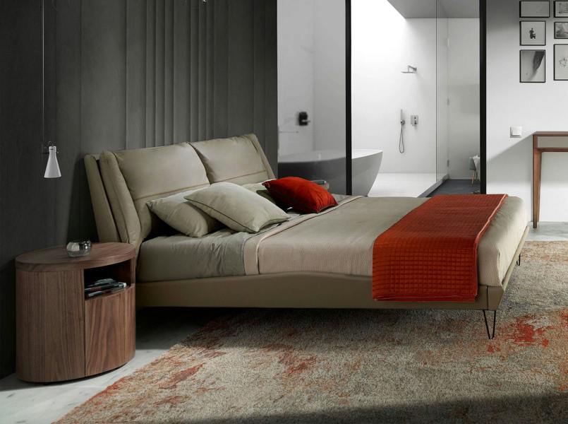 Angel Cerdá Bedside table walnut 7051