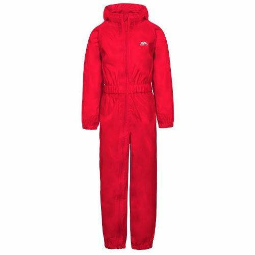 Kids Trespass Button Waterproof All-In-One Suit