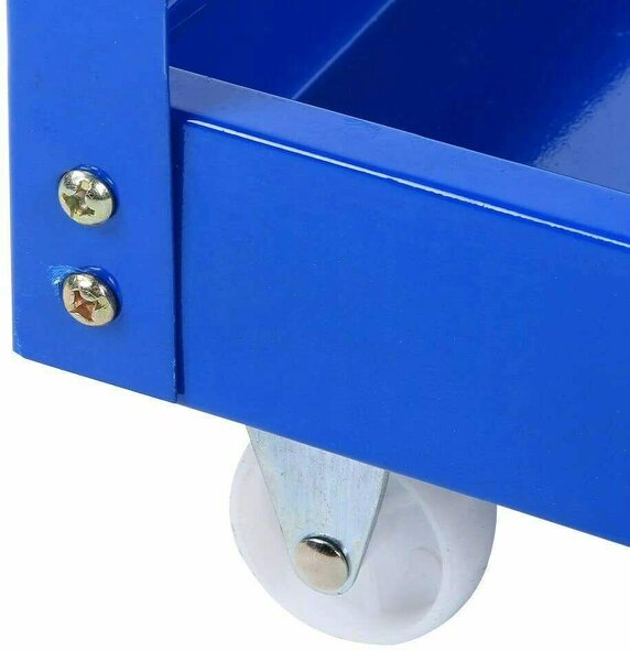 HYGRAD BUILT TO SURVIVE Heavy Duty Workshop Garage DIY Tool Storage Trolley Wheel Cart Tray 3 Tier/Shelf