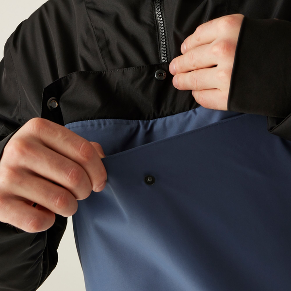 Dare 2B Mens Freeride II Colour Block Overhead Ski Jacket - Blue Indigo