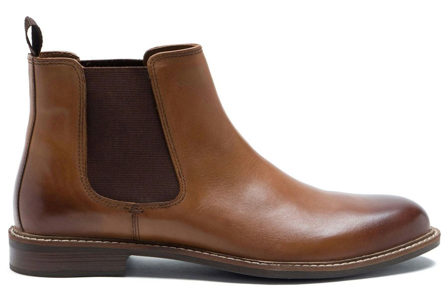 Thomas Crick Red Tape Crick Bateman Pull on Chelsea Mens Leather Boots