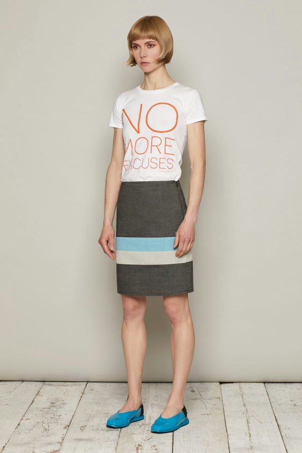 Bo Carter Togo Skirt - Grey