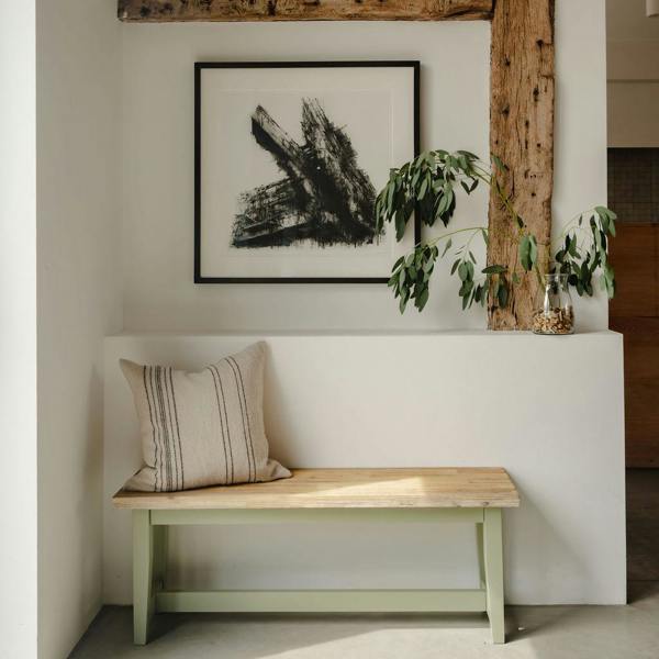 Statement Furniture Florence Bench Wooden Dining Table Seat 120cm Long