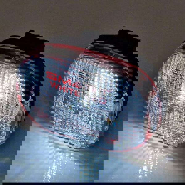 SMART 1 x Superbright White SMD LED 15 Lumens Battery Front Bike/Bicycle Light