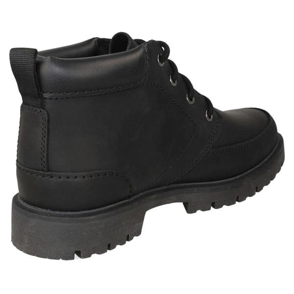 Clarks Mens Clarks Leather Lace Up Ankle Boots Rossdale Mid
