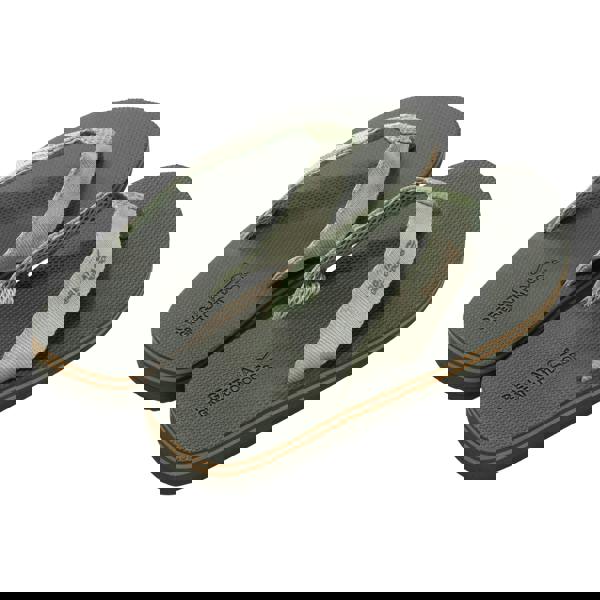 Regatta Mens Rico Flip Flops - Dark Khaki/Teal - 