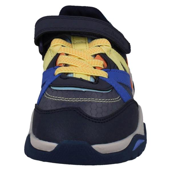 Clarks Kids Clarks Casual Colourblock Trainers Feather Pace