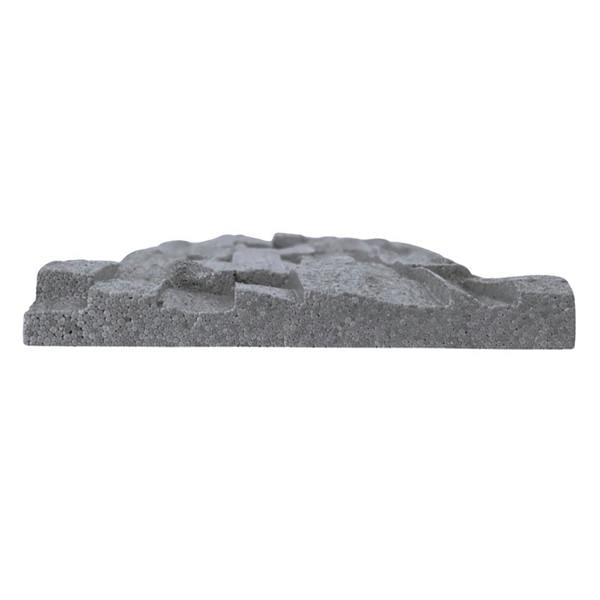 Wallsupply UltraLight Benevento Stone 3D Media Wall Panels Tiles EPS, 30pcs 3.15m² Slate Grey