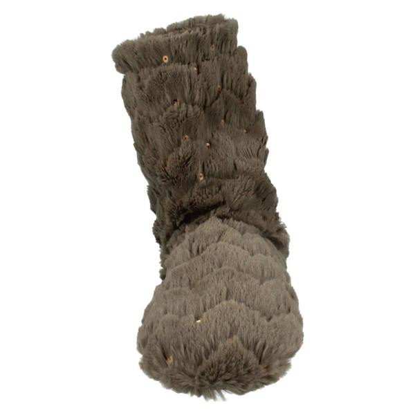 Spot On Ladies Spot On Sequined Slipper Boots
