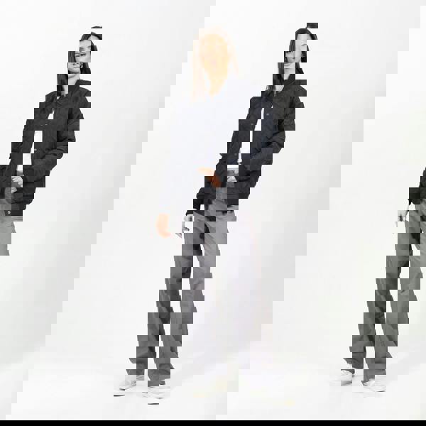 Brave Soul Black Quilted Bomber Jacket - Black Image 3