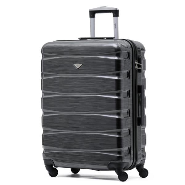 Flight Knight 25" Medium Suitcase Check-in Hold Luggage Hard Shell 4 Wheels TSA Lock