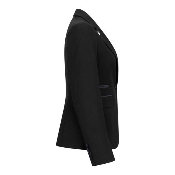 TruClothing Women's 3 Piece Tailored Fit Plain Black Formal Office Suit