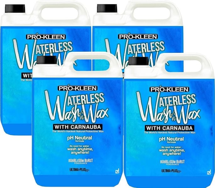 Ultima Plus XP Pro-Kleen Ultima-Plus XP Bubblegum Burst 4 x 5 Litres Waterless Wash and Carnauba Wax.