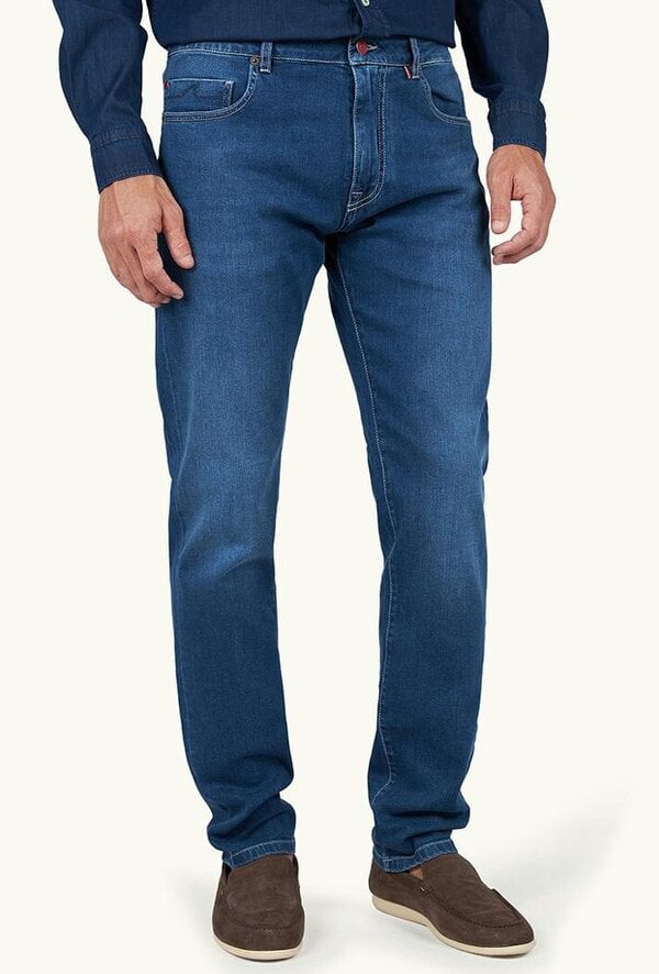 Paul & Shark Varese Red Rivet Jeans in Giza Cotton