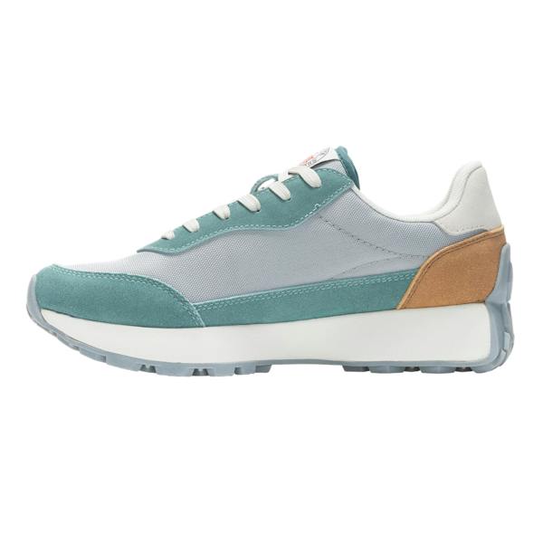 Regatta Womens Marine Heritage II Suede Trainers - Grey/Ivy Moss