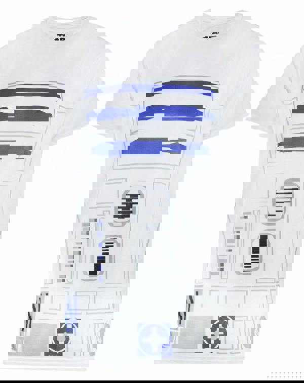 Star Wars Mens White R2D2 Short Sleeved T-Shirt