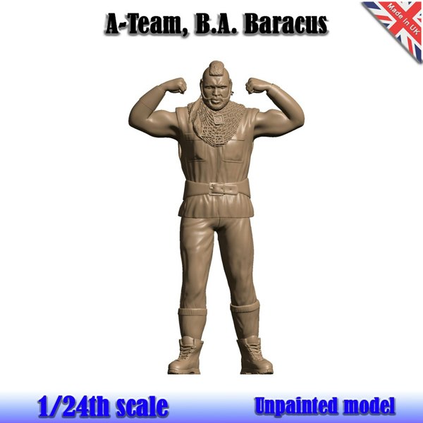 a brown statue of a man flexing his muscles