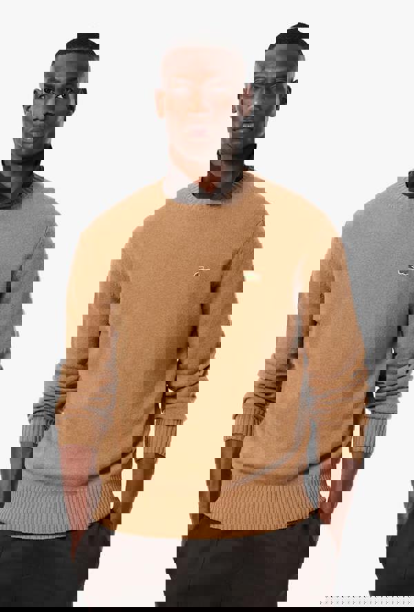 Lacoste Carded Wool Crew Neck Sweater