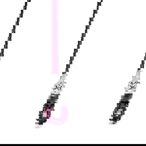 Anchor & Crew Aubergine Purple Dundee Silver and Rope Bracelet