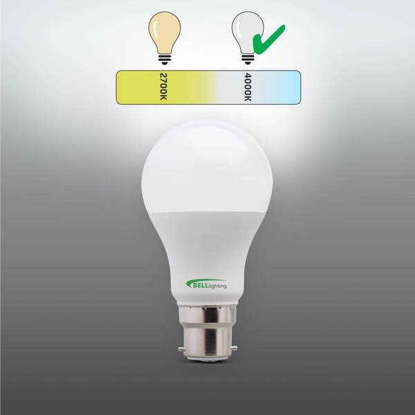 BELL Lighting B22 Bayonet LED GLS 8.1W Energy Saving Light Bulbs