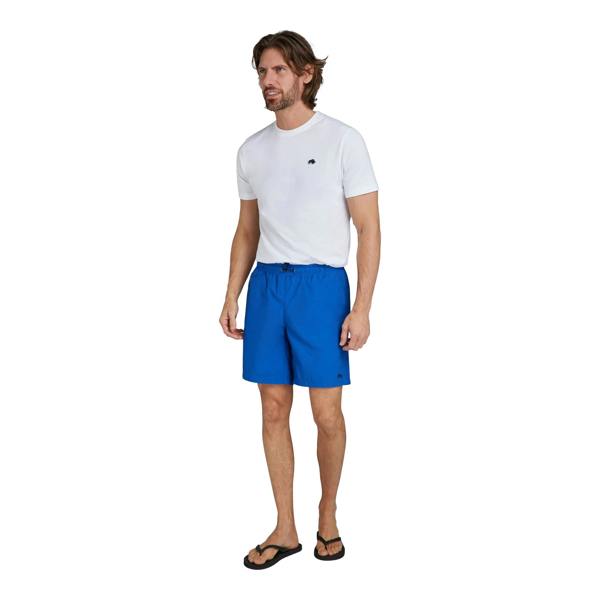 Raging Bull Mens Plain Swim Shorts - Cobalt Blue - 