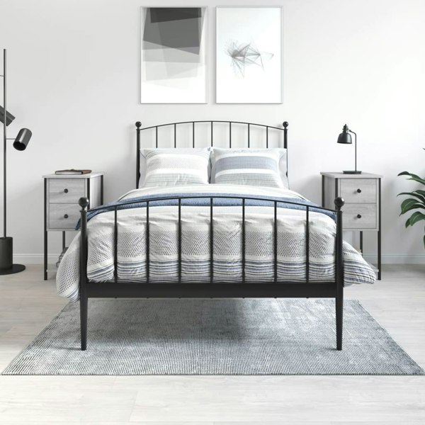 Berkfield Bedside Cabinets 2 pcs Grey Sonoma 32x42x70 cm Engineered Wood