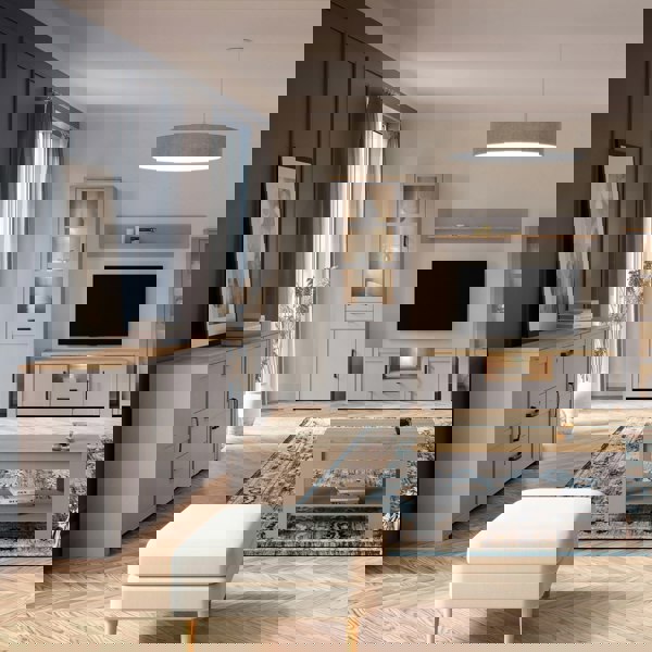 Furniture To Go Bohol Large Sideboard in Riviera Oak/Grey Oak