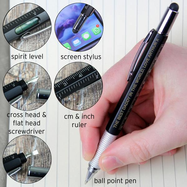Abode Home & Gifts Personalised Multi Tool Pen