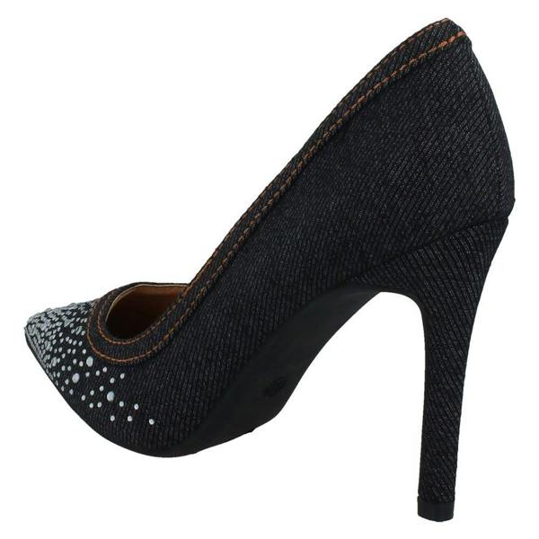 Anne Michelle Ladies Anne Michelle Diamante High Heel Shoes F90120