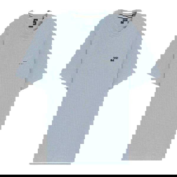 Boss Mens Waffle Knit Pyjama Top - Blue - 