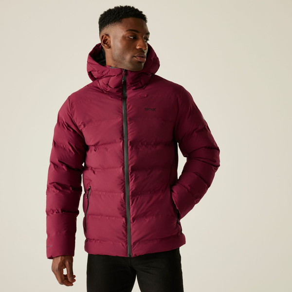 Regatta Mens Altoro Thermal Waterproof Jacket - Dark Maroon