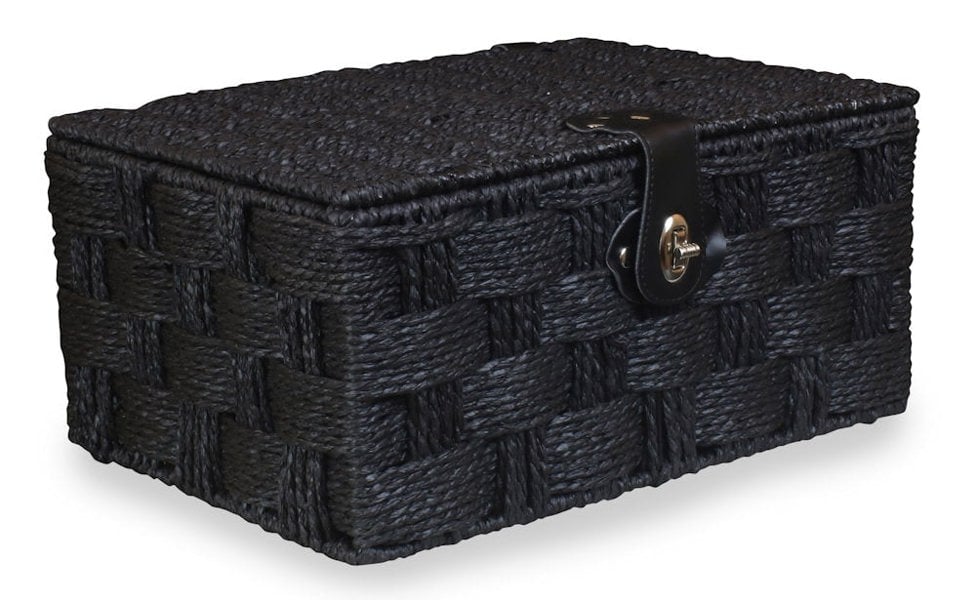 Black Paper Rope Basket