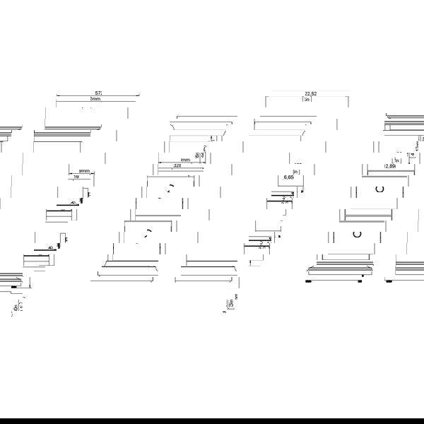 Furniture To Go Paris Bedside 2 Drawers in White