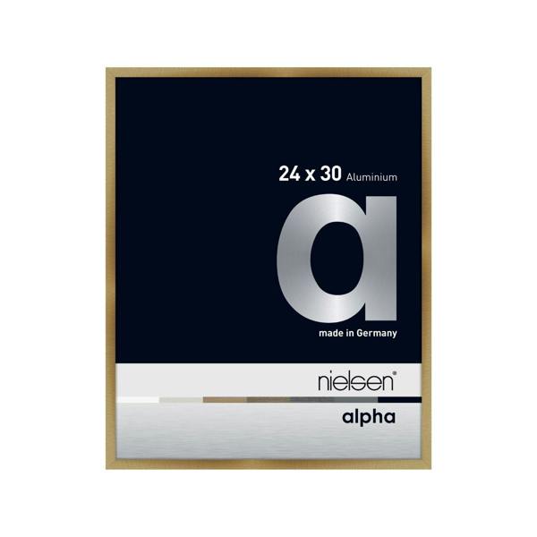 nielsen Alpha Aluminium Picture Frame - Brushed Amber