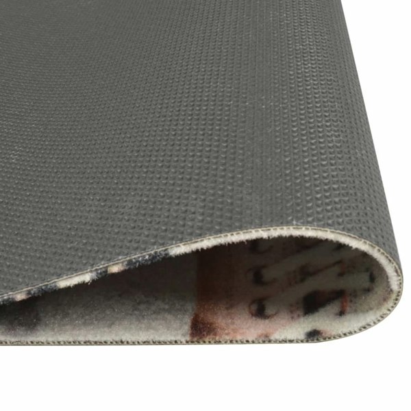 Berkfield Kitchen Rug Washable Shoezone 45x150 cm Velvet