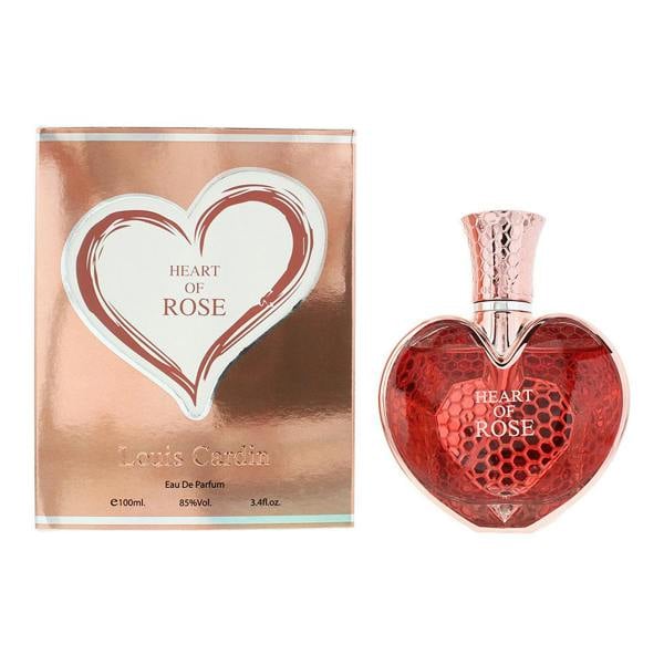 Louis Cardin Heart Of Rose Eau de Parfum 100ml Spray for Her