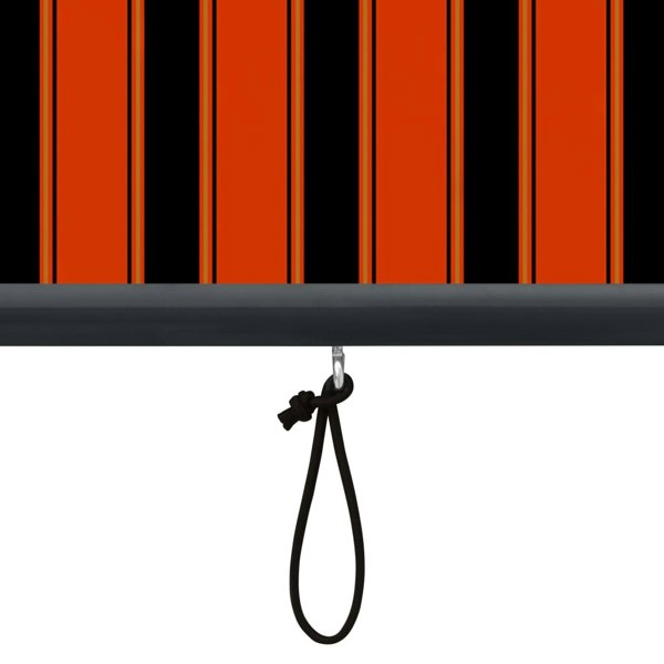 Berkfield Outdoor Roller Blind 60x250 cm Orange and Brown